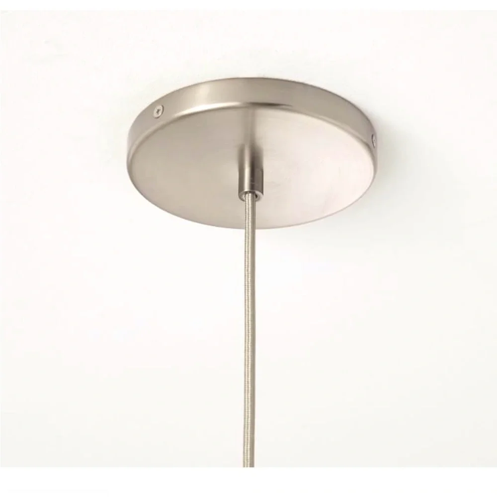 West Elm Sculptural Pendant- Polish Nickel